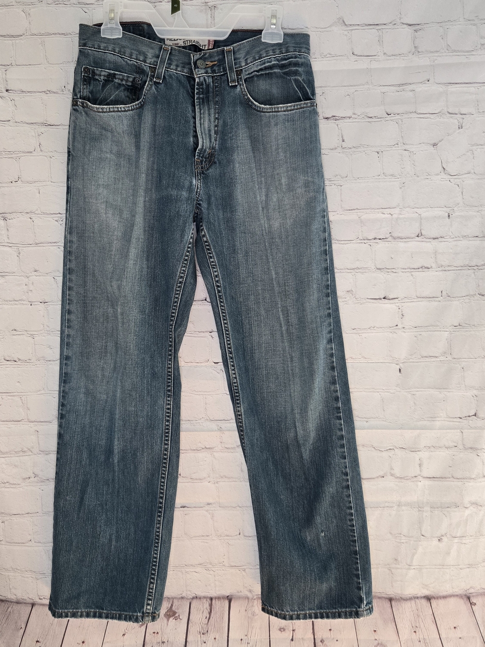 Levis 559 Jeans 31x30 Relaxed Straight Faded Stonewash Denim Skater Grunge